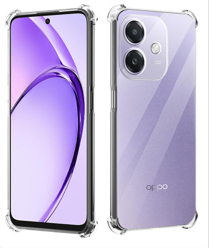 Oppo A60 Hülle - Transparent - Stoßfestes Hybrid-Backcover
