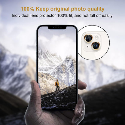 Apple iPhone 14 Lens Protector - Goud - 1 Stuk