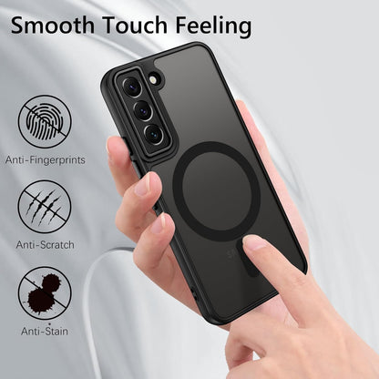 Samsung Galaxy S22 Plus Hoesje - Zwart - Matte Armor MagSafe Back Cover
