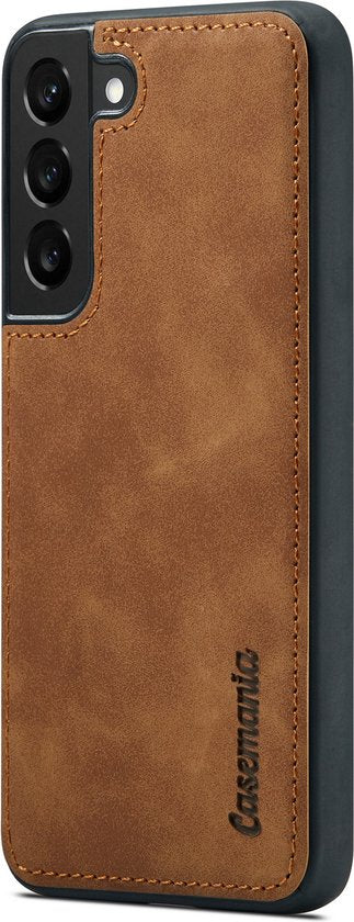 Samsung Galaxy S23 Plus Hoesje - Sienna Brown - 2 in 1 Bookcase