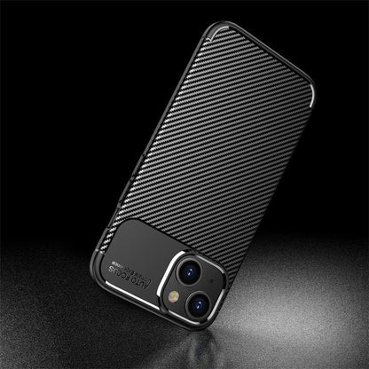Apple iPhone 15 Plus Hülle - Carbon - Silikon Backcover