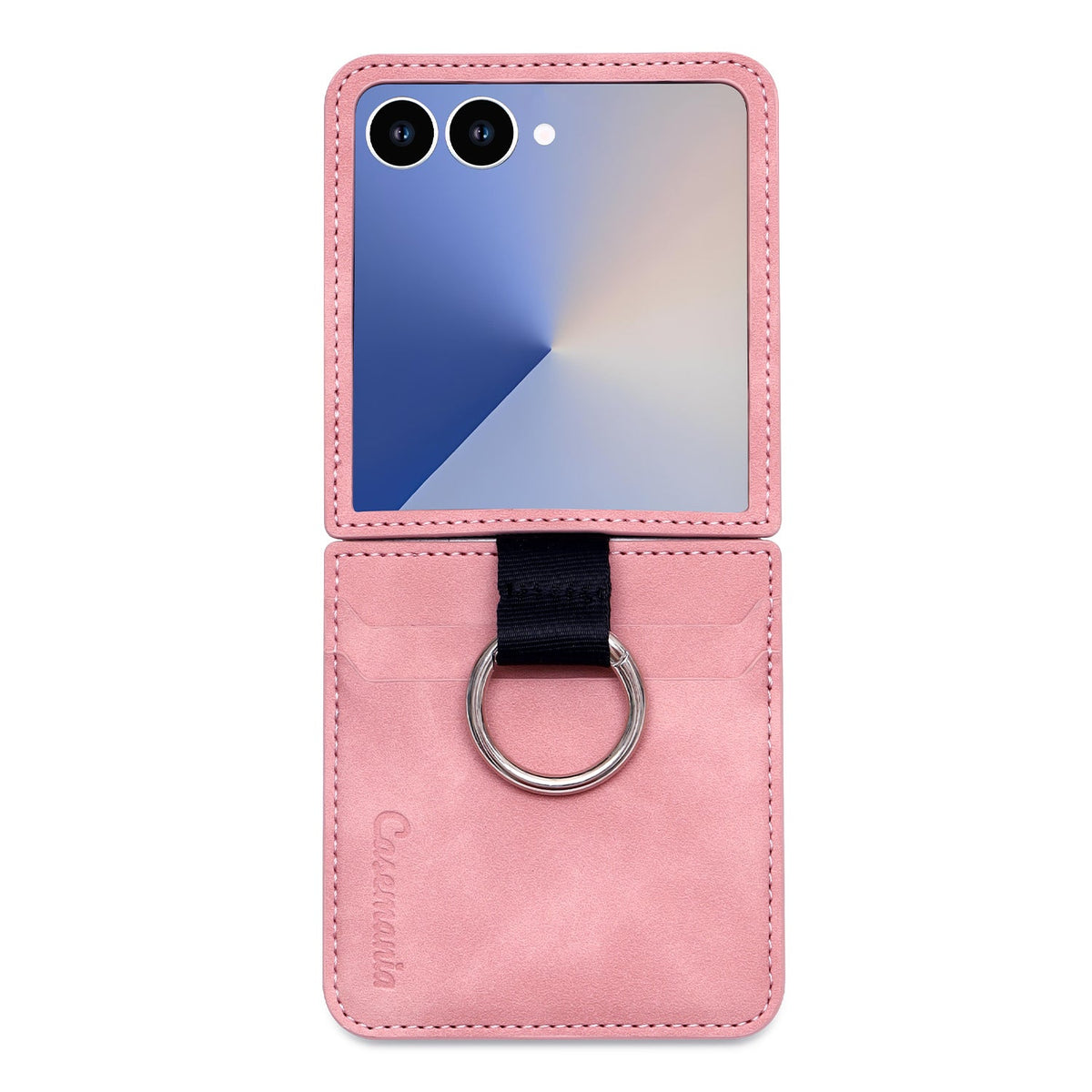 Samsung Galaxy Z Flip 7 Case - Pale Pink - Ring Kickstand Back Cover