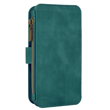 Samsung Galaxy S25 Ultra Hoesje - Emerald Green - 2 in 1 Bookcase met Rits