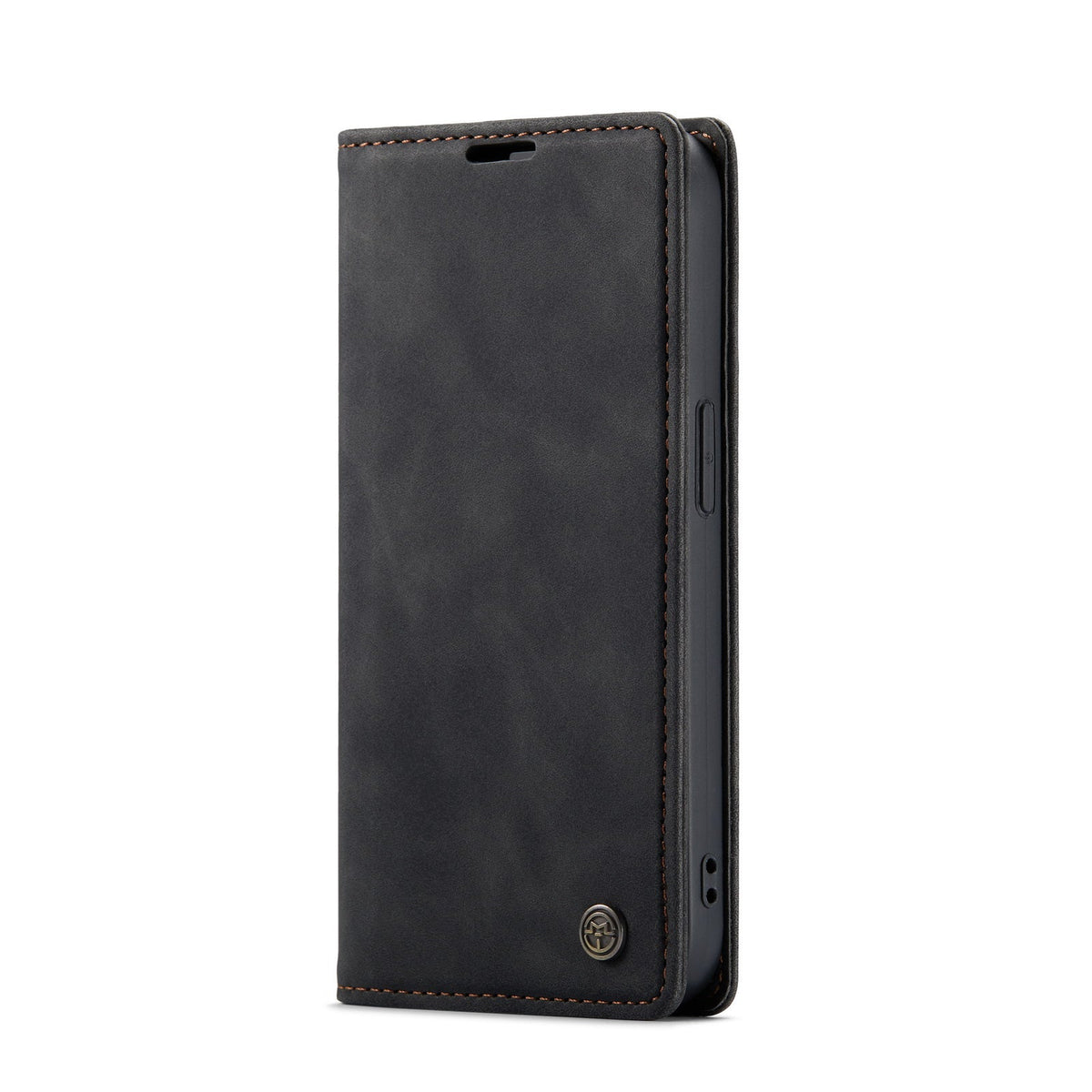 Apple iPhone 15 Pro Max Hoesje - Charcoal Gray - Dunne Bookcase