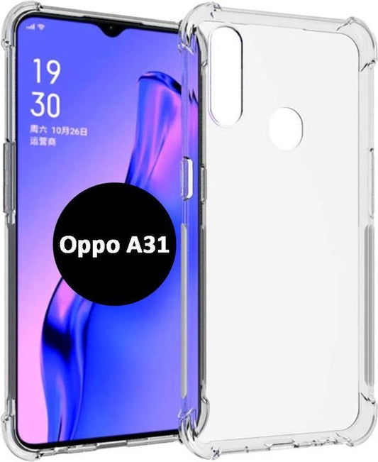 Oppo A31 Case - Clear - Shockproof Back Cover