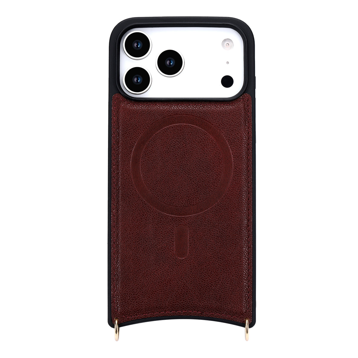 Apple iPhone 18 Pro Max Hoesje - Burgundy Red - 'Amsterdam' Magnetische Wallet Case met Pasjeshouders en