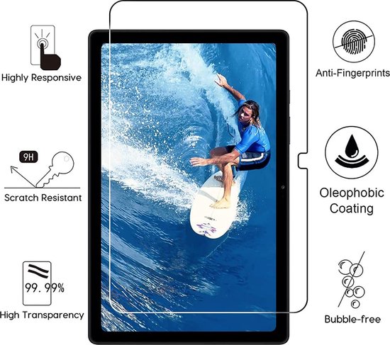 Samsung Galaxy Tab S10 Lite Screenprotector - Full Cover - 2 Stuks