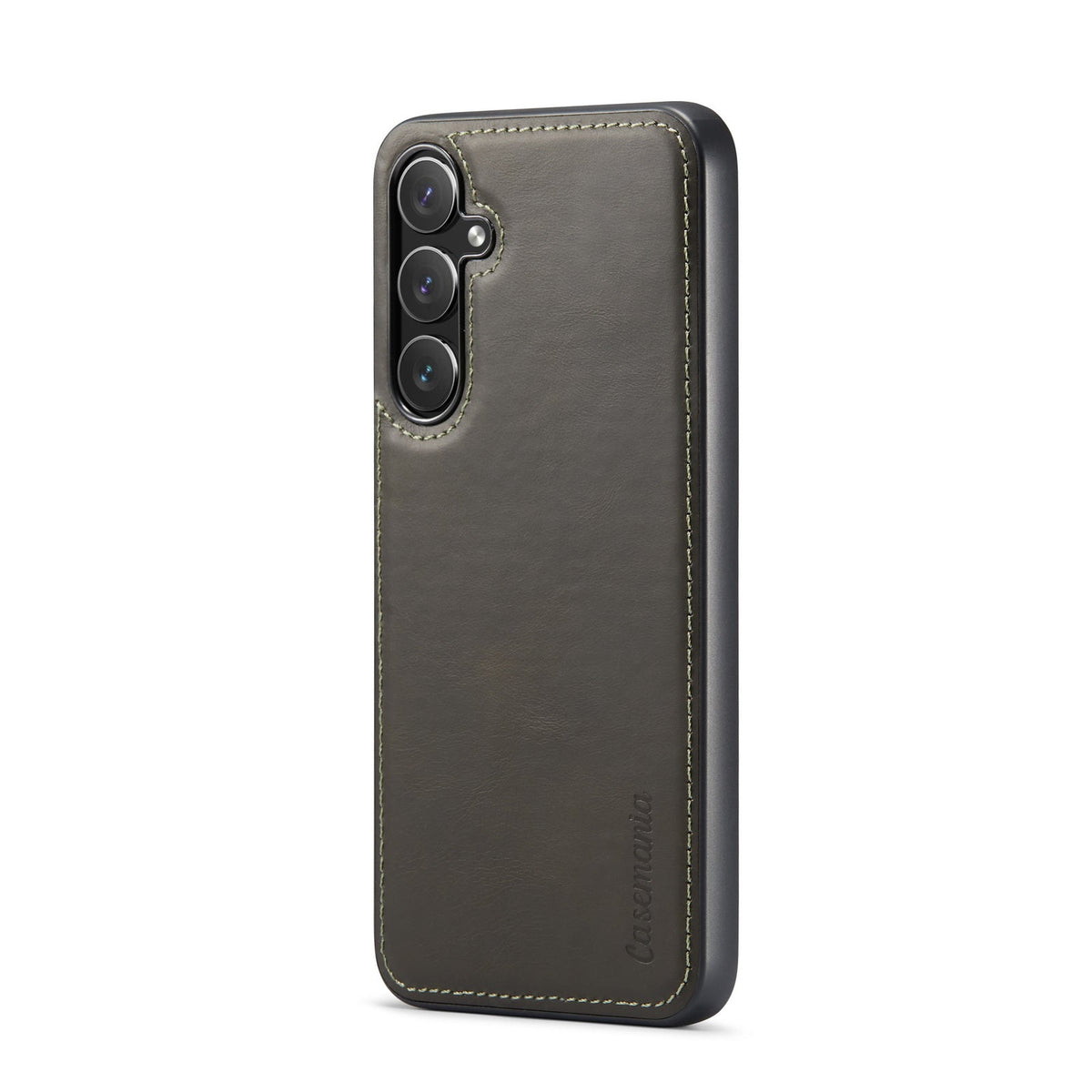 Samsung Galaxy A55 Hoesje - Emerald Green - Echt Leren 2 in 1 Bookcase