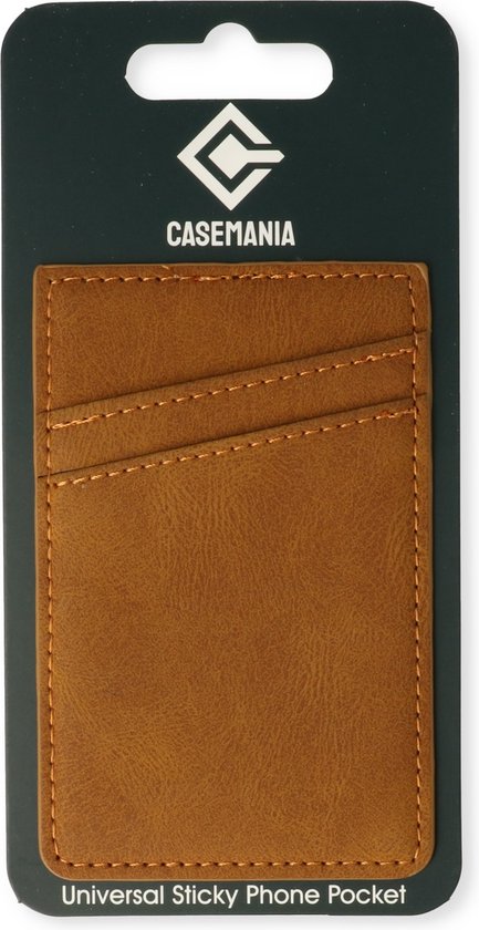 Casemania Stick-on Kartenfach - Sienna Brown
