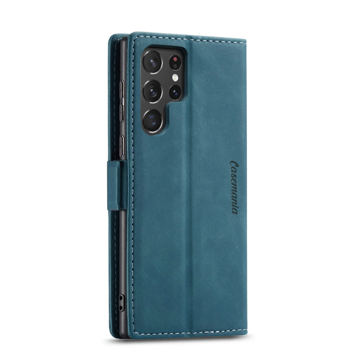 Samsung Galaxy S24 Ultra Hoesje - Emerald Green - Portemonnee Bookcase