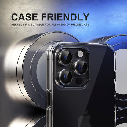 Apple iPhone 15 Pro Max Lens Protector - Zwart - 1 Stuk