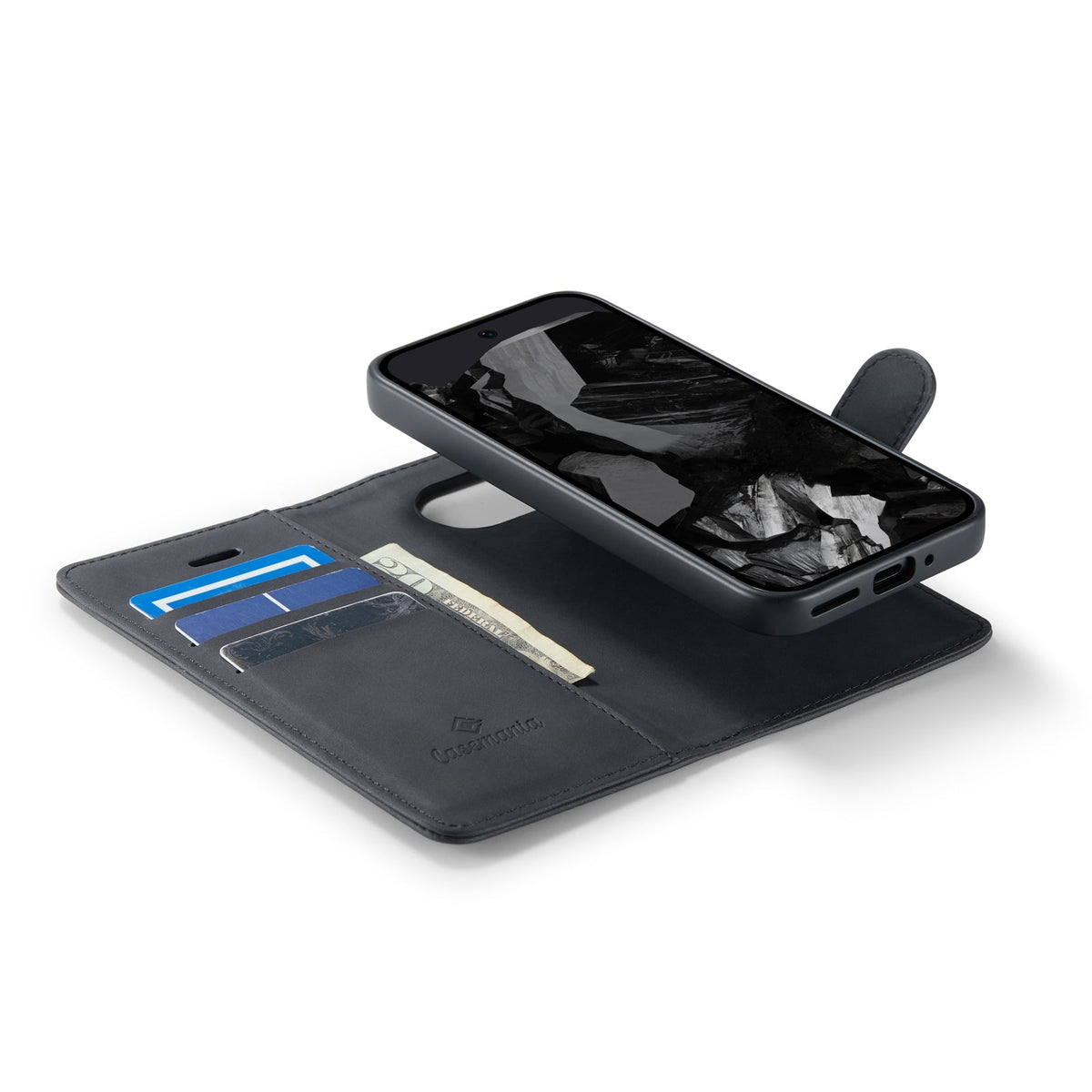 Google Pixel 9 Case - Charcoal Gray - 2-in-1 Wallet Case