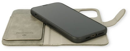 Apple iPhone 11 Hoesje - Grijs - 2 in 1 Bookcase met 10 Kaart Vakken