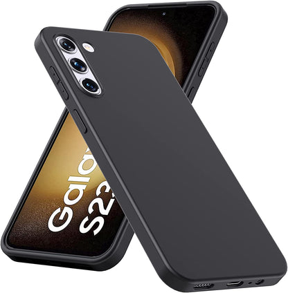 Samsung Galaxy S23 Plus Case - Black - Silicone Back Cover