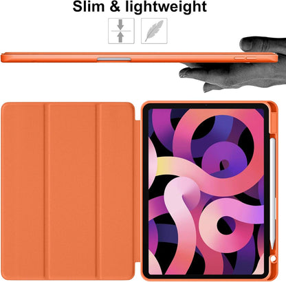 Étui pour tablette Apple iPad Air 11 (2024) - Orange - Smart Cover avec compartiment pour stylet