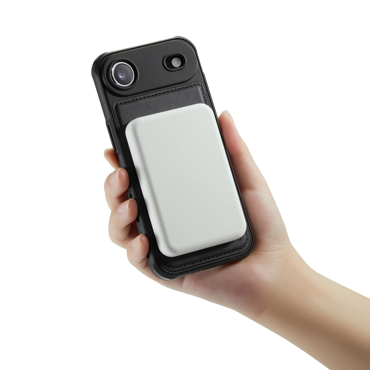 Apple iPhone Air Hoesje - Charcoal Gray - Kunstleer MagSafe Back Cover