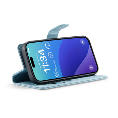 Apple iPhone 16 Pro Case - Aqua Blue - 2-in-1 Wallet Case