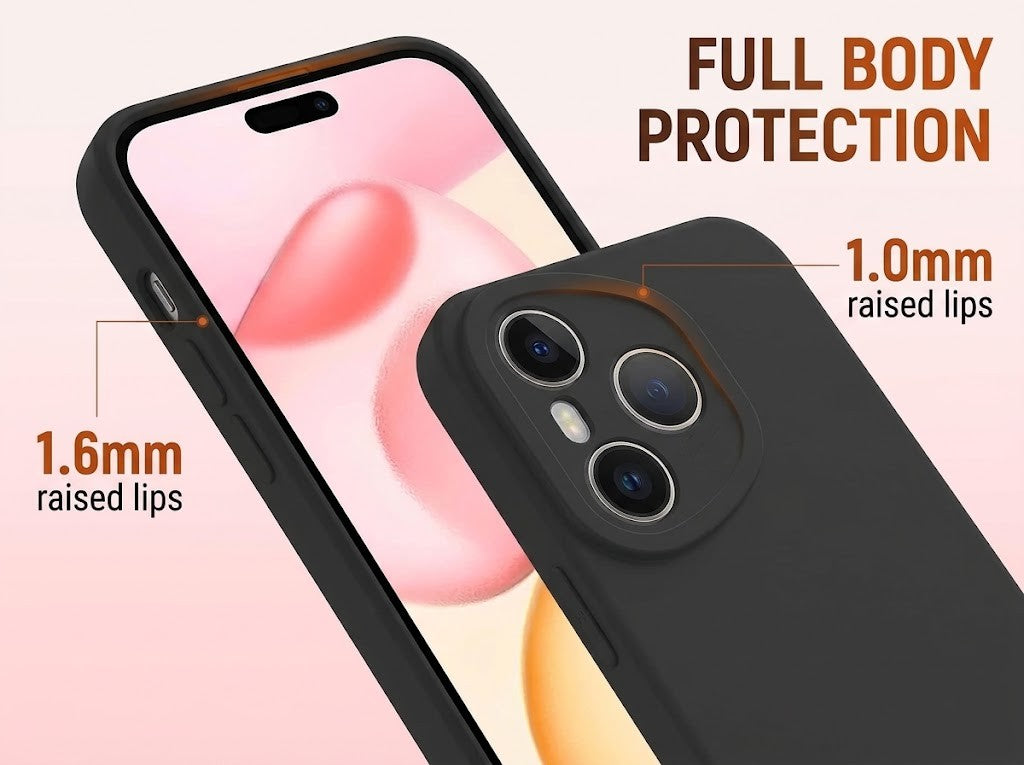 Honor 400 Pro 5G Hoesje - Zwart - Siliconen Back Cover