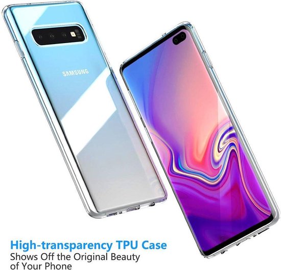 Samsung Galaxy S10+ Case - Clear - Silicone Back Cover
