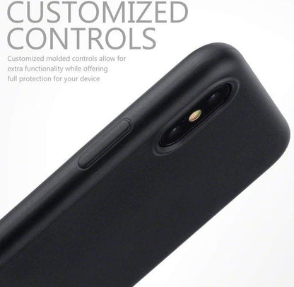 Apple iPhone X/10 Case - Black - Silicone Back Cover
