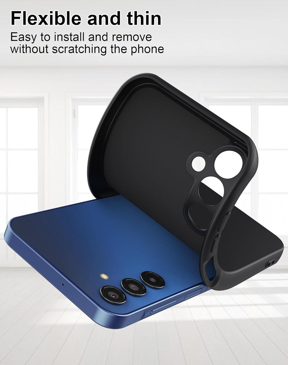 Samsung Galaxy A36 Hoesje - Zwart - Siliconen Back Cover