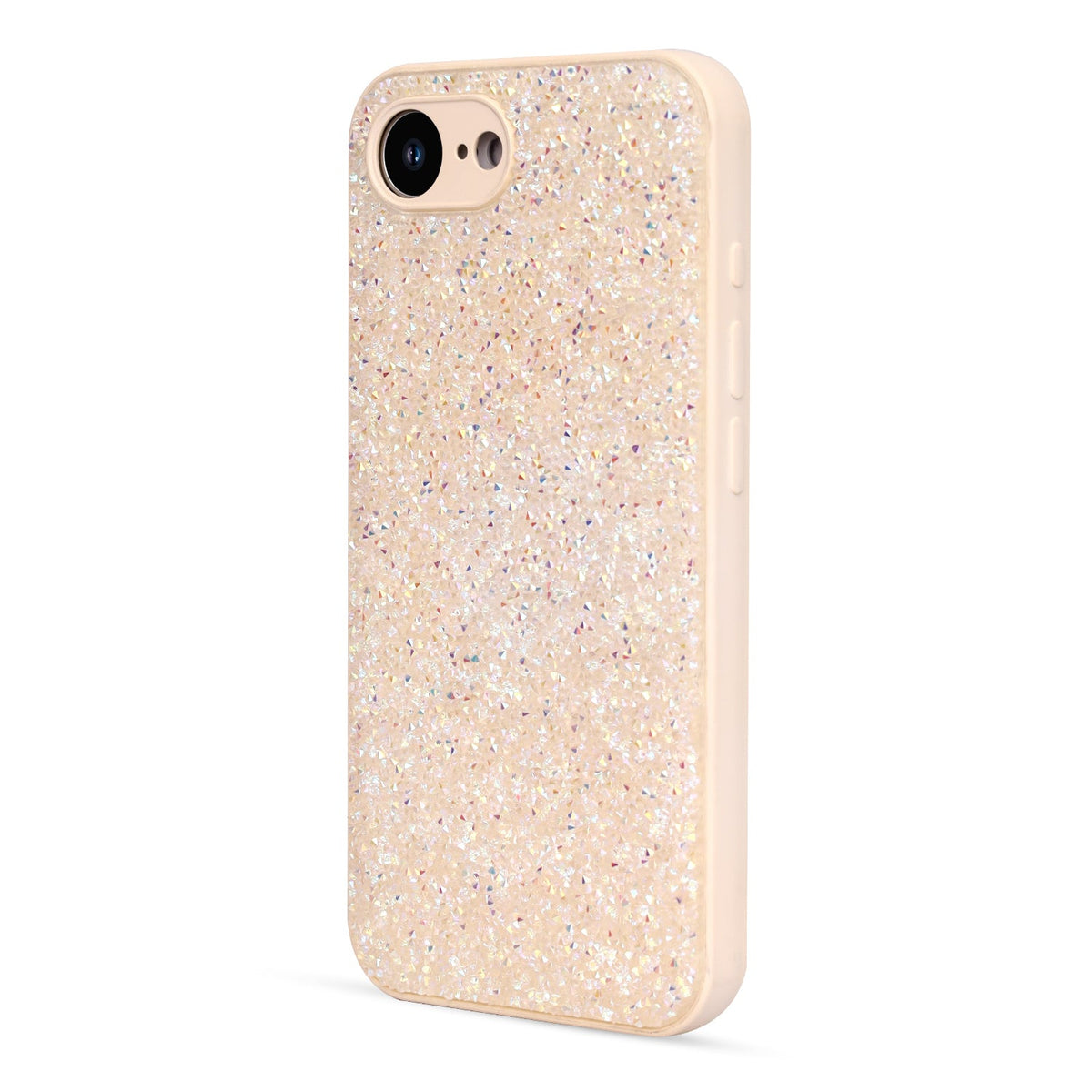 Apple iPhone 16e Hoesje - Goud - Diamant Glitter Back Cover