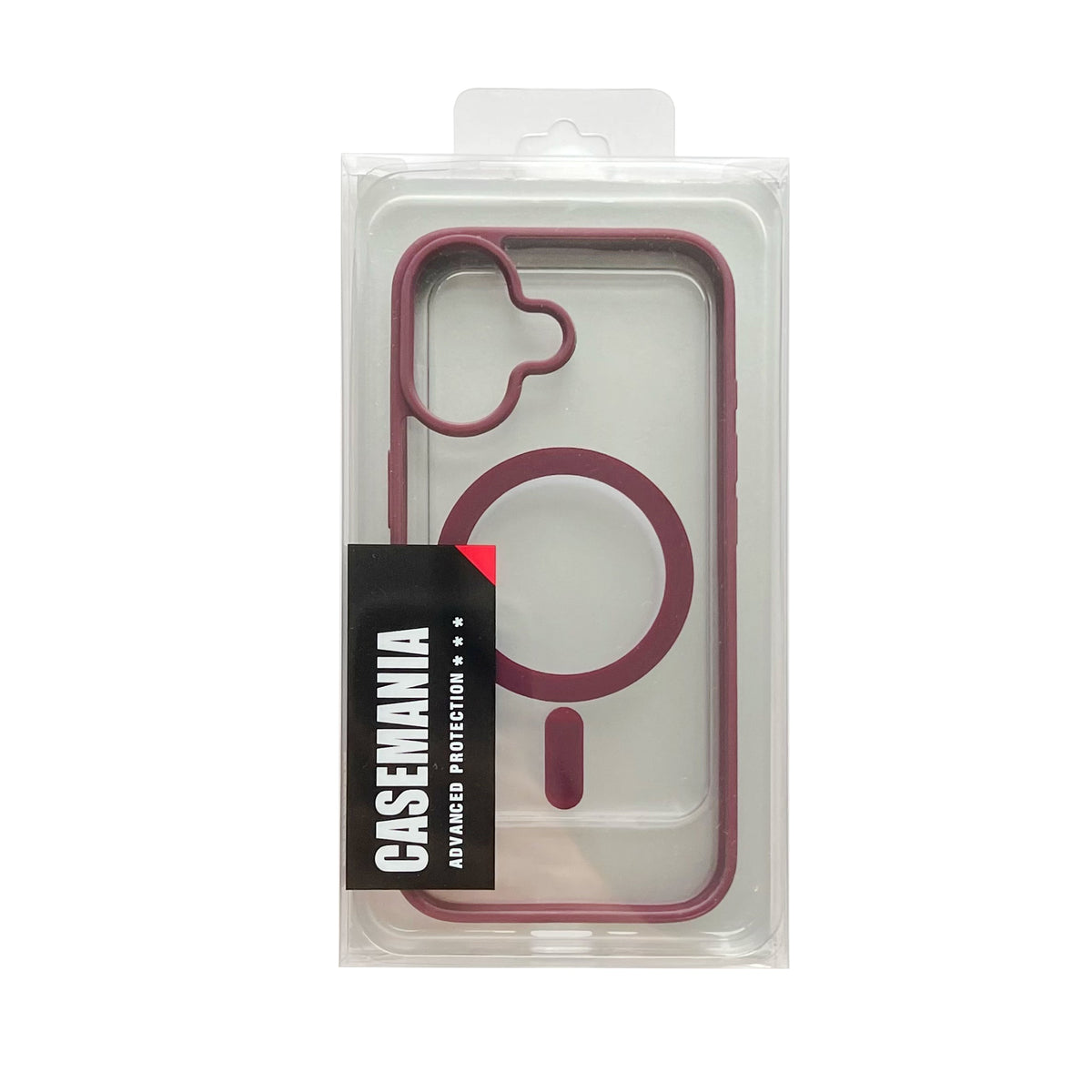 Apple iPhone 17 Hoesje - Burgundy - Bumper MagSafe Back Cover
