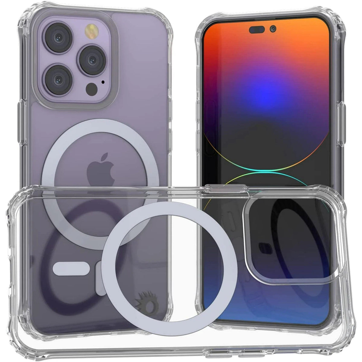 iPhone 15 Pro Max Hoesje - Transparant - Anti-Shock MagSafe Back Cover