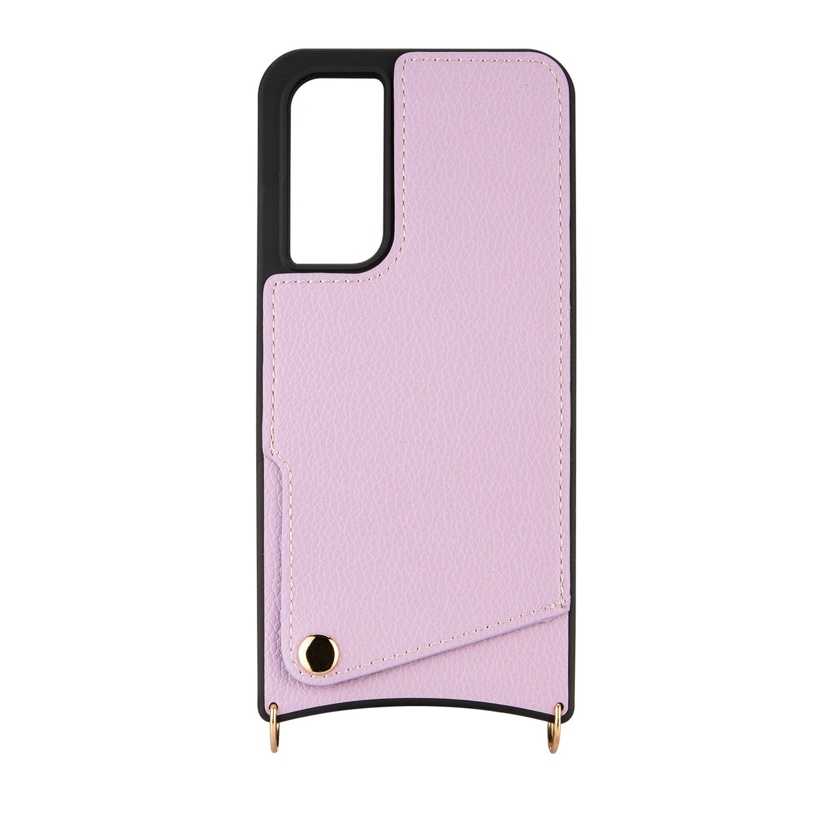 Samsung Galaxy A34 Hoesje - Paars - Case Back Cover met Telefoonkoord