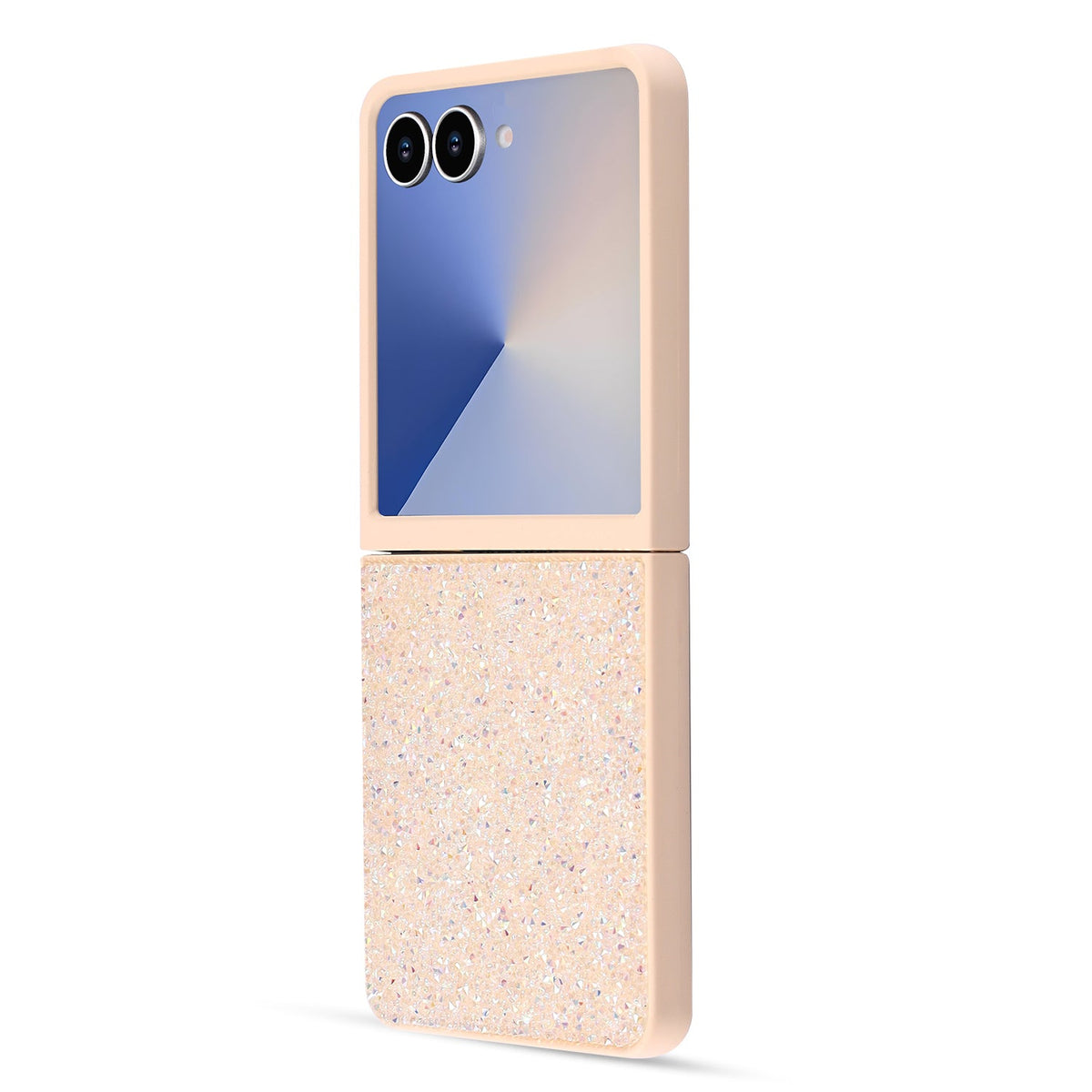 Samsung Galaxy Z Flip 7 Case - Gold - Diamond Glitter Back Cover