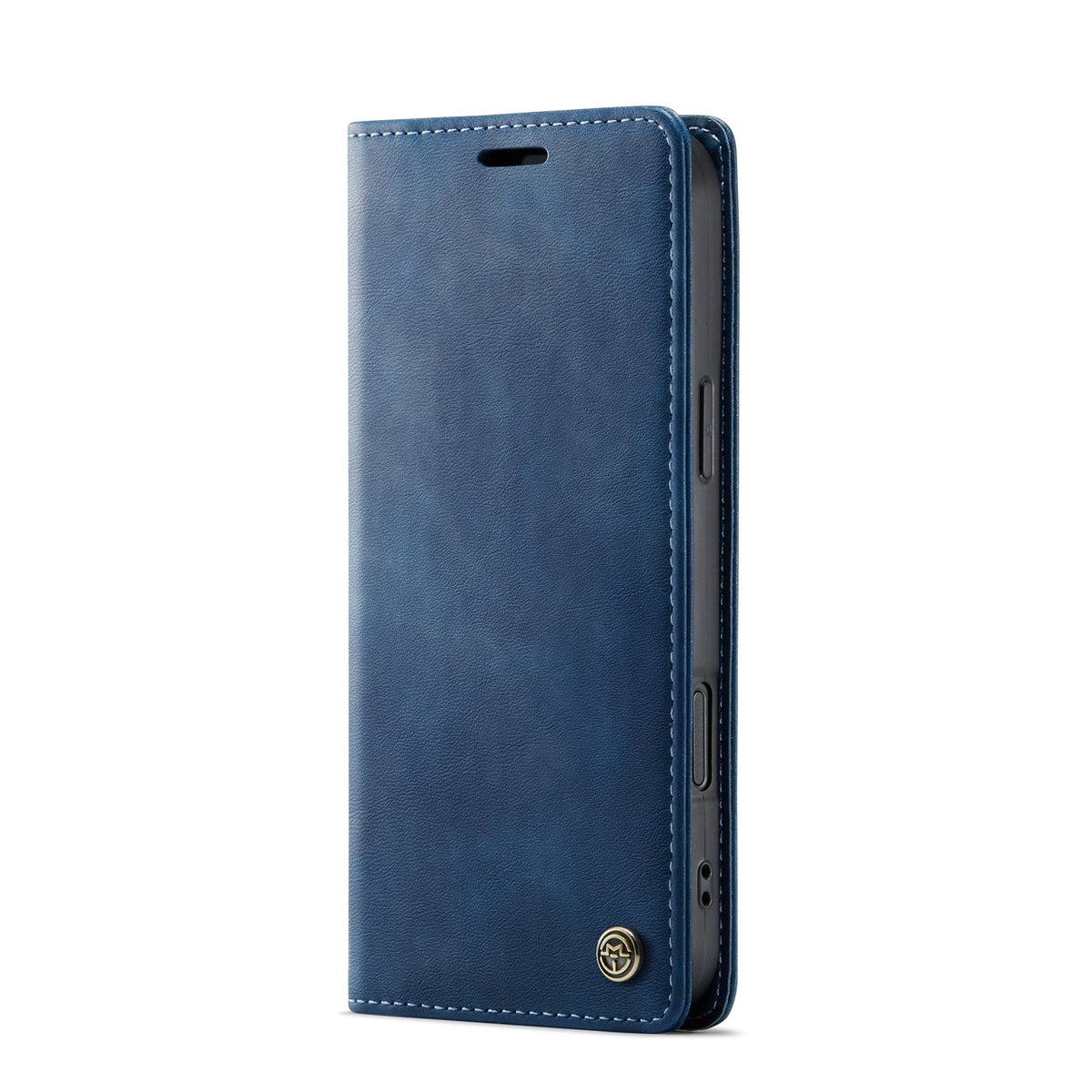 Apple iPhone 17 Pro Max Hoesje - Navy Blue - Luxe Dunne Bookcase
