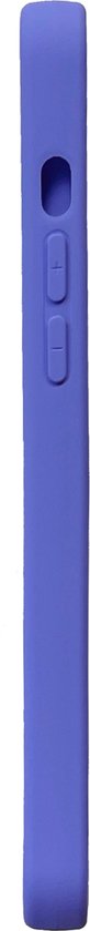 Apple iPhone 13 Pro Max Hoesje - Paars - Matte Siliconen Back Cover