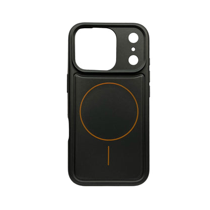 Apple iPhone 18 Pro Hoesje - Metallic Zwart - Matte Siliconen MagSafe Back Cover