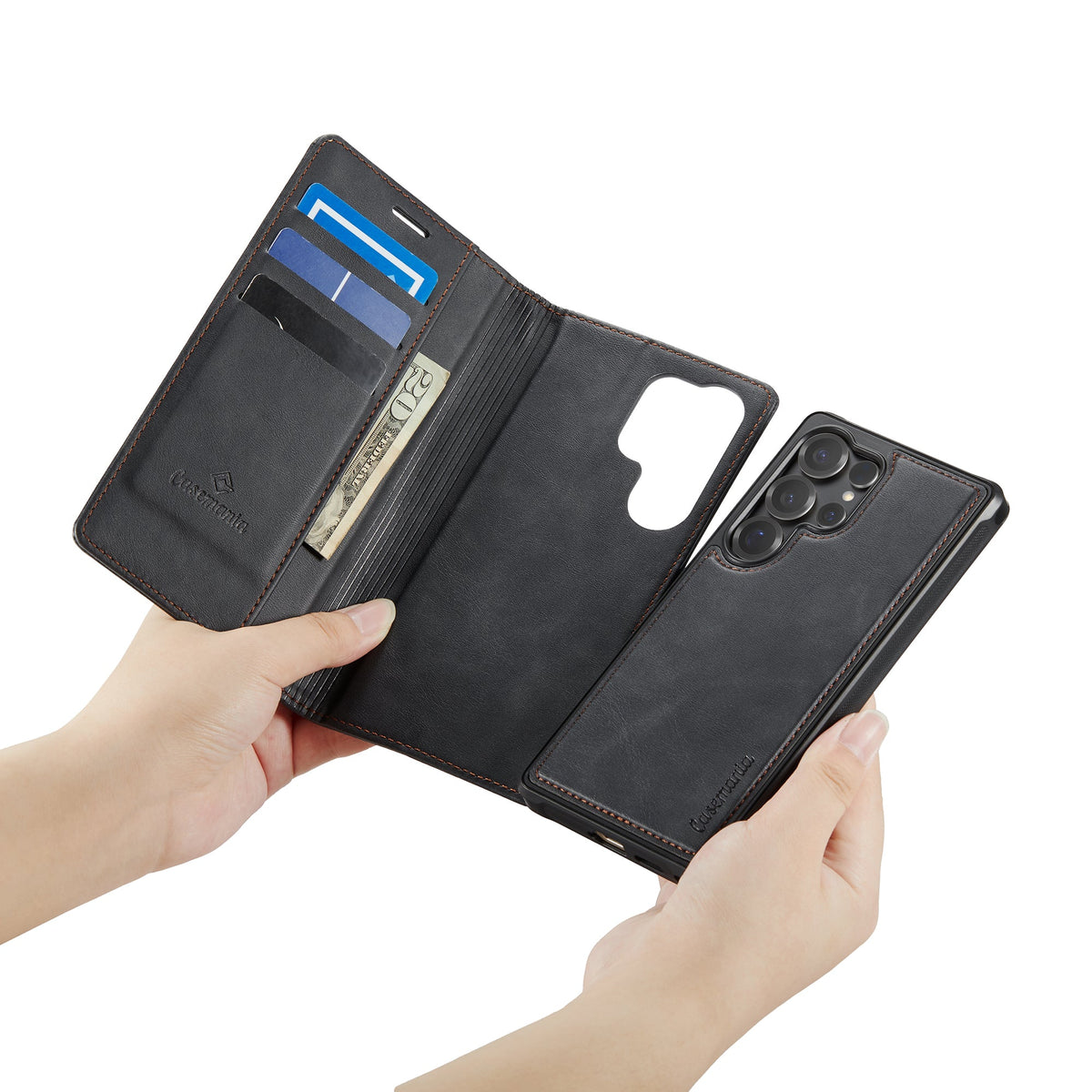 Samsung Galaxy S26 Ultra Hoesje - Charcoal Gray - 2 in 1 MagSafe Bookcase
