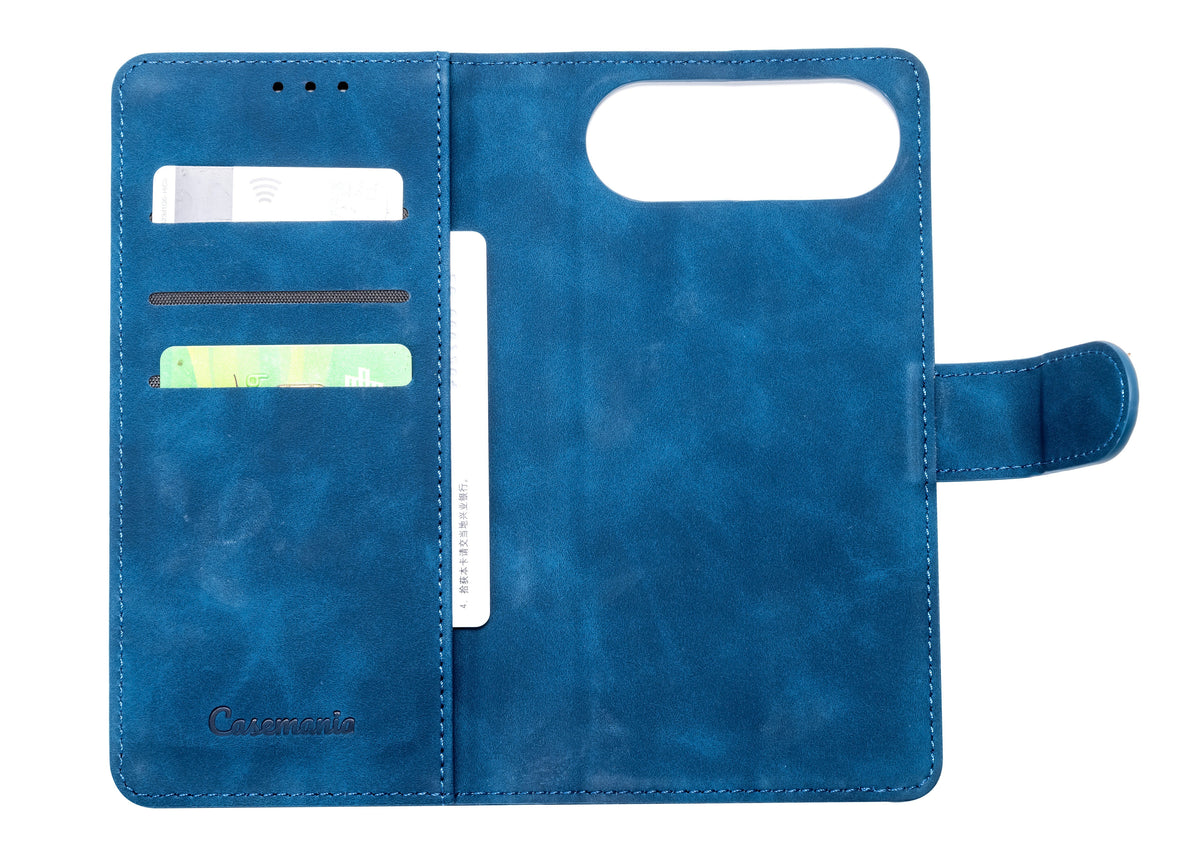 Apple iPhone Air Hoesje - Navy Blue - 2 in 1 MagSafe Bookcase