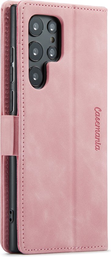 Samsung Galaxy S23 Ultra Hoesje - Pale Pink - Dunne Bookcase