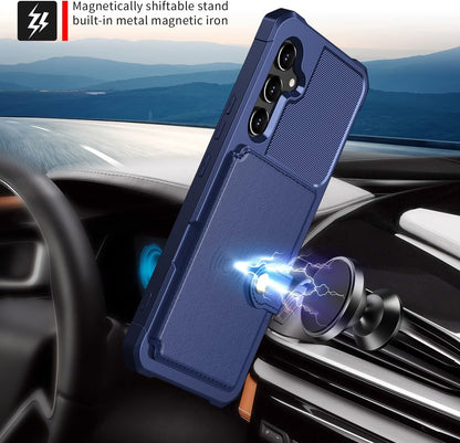 Samsung Galaxy A14 Hoesje - Blauw - RFID Back Cover