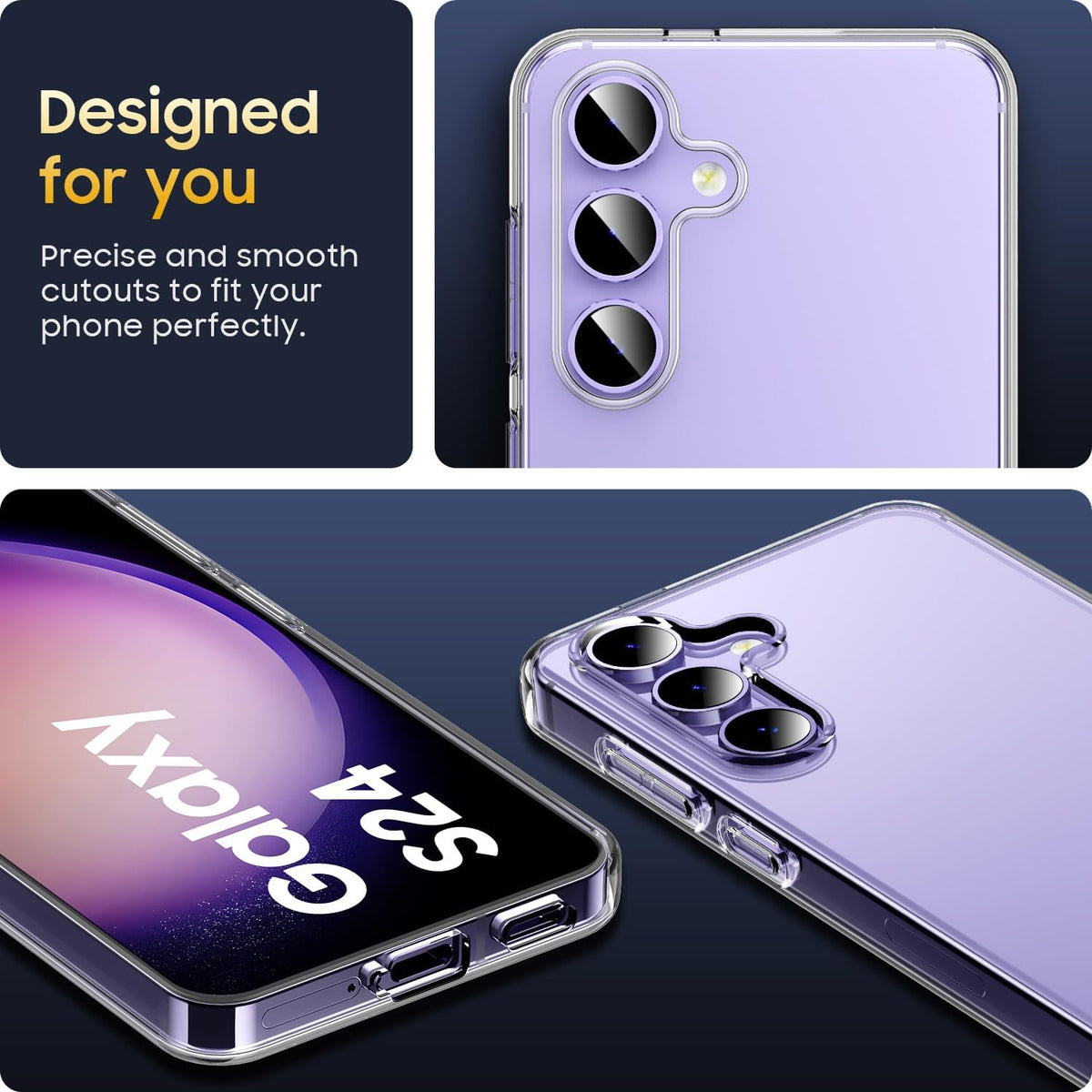 Samsung Galaxy S24 Hoesje - Transparant - Strong Siliconen Back Cover
