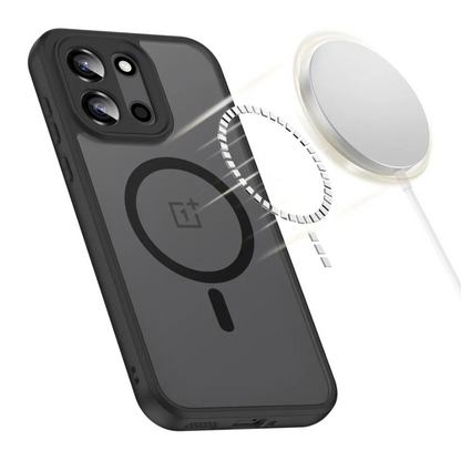 OnePlus Nord 6 Hoesje - Zwart - Matte Armor MagSafe Back Cover