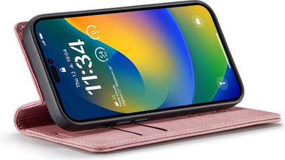 Apple iPhone 14 Pro Max Hoesje - Pale Pink - Dunne Bookcase