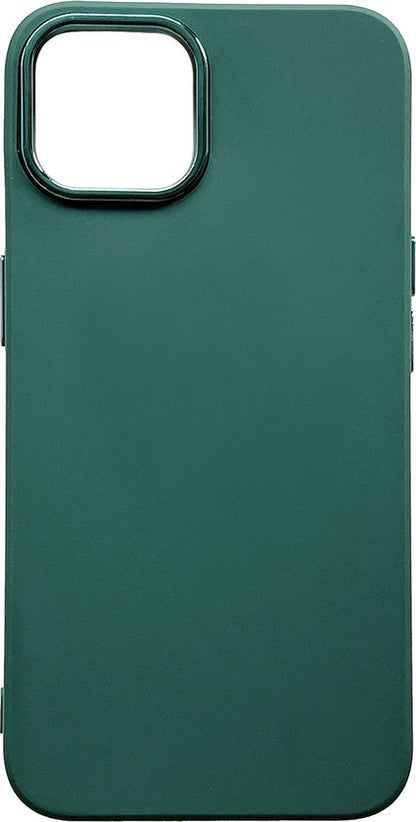Apple iPhone 14 Hoesje - Groen - Siliconen Back Cover