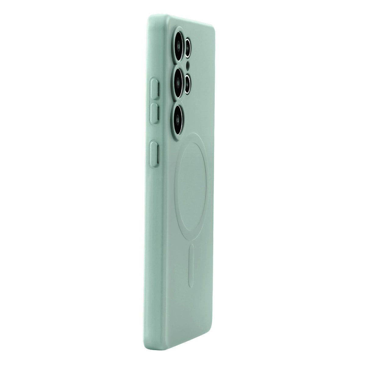 Samsung Galaxy S25 Ultra Hoesje - Pistachio Groen - Liquid Siliconen MagSafe Back Cover