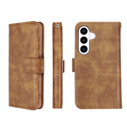 Samsung Galaxy A57 Hoesje - Bruin - Luxe Kunstlederen Portemonnee Bookcase