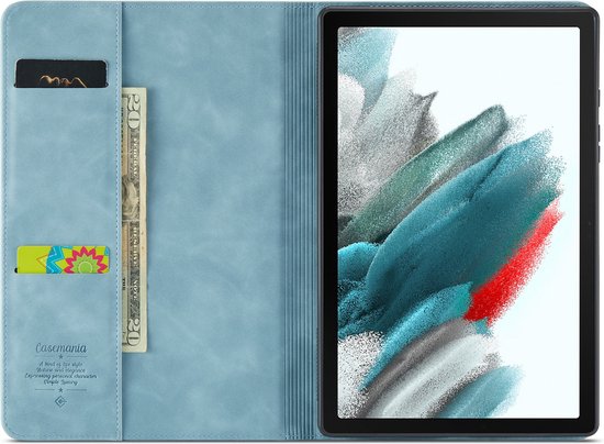 Samsung Galaxy Tab S10 FE Tablethoes - Aqua Blue - Luxe Bookcase
