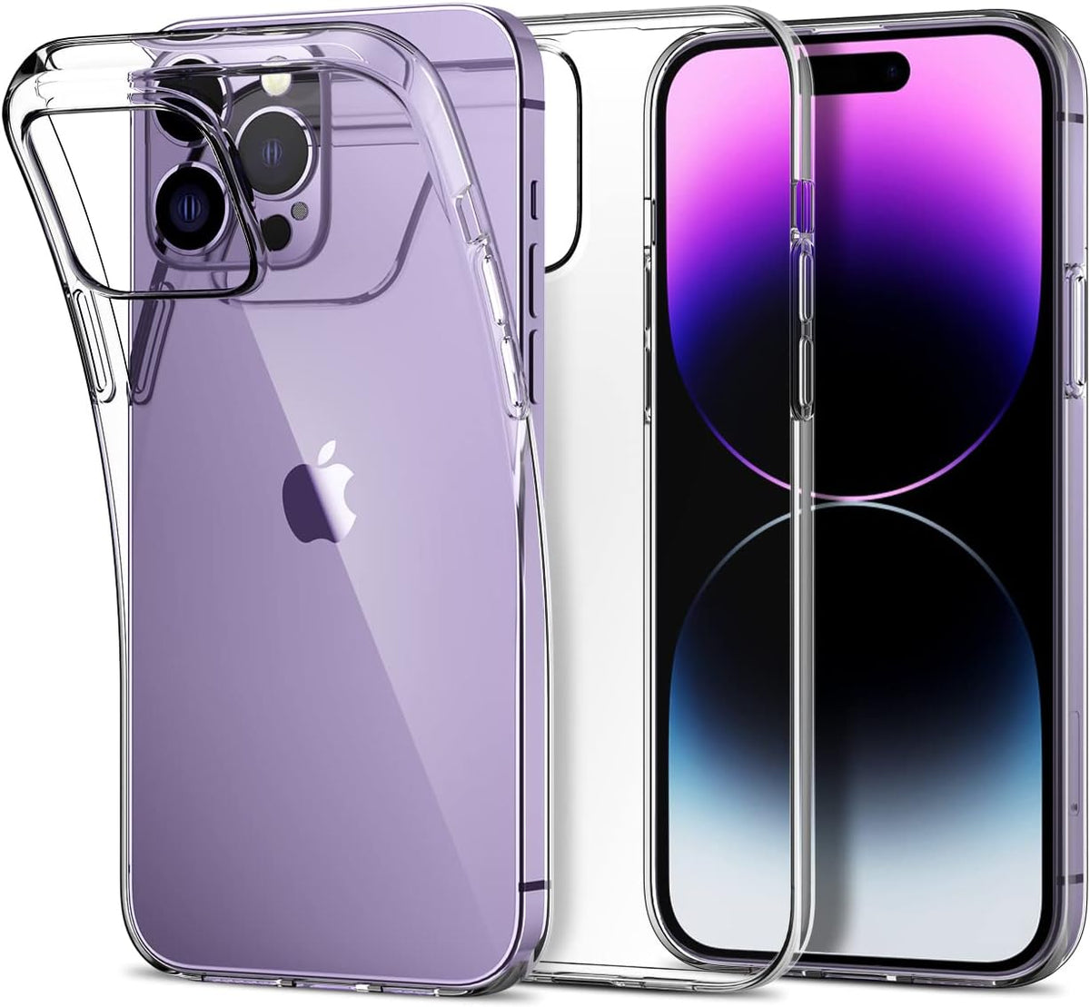 Apple iPhone 15 Pro Max Hülle - Transparent - Mattes Silikon-Backcover