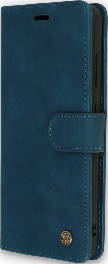 Samsung Galaxy S23 Plus Hoesje - Navy Blue - 2 in 1 Bookcase