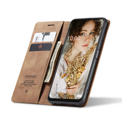 Oppo A58 Hoesje - Sienna Brown - Dunne Bookcase