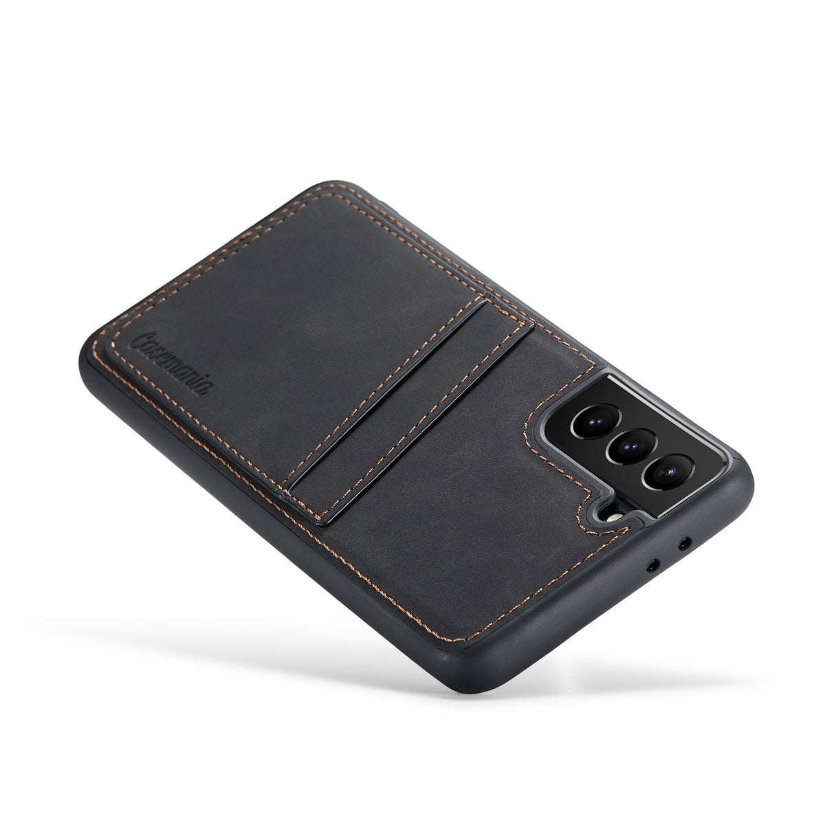 Samsung Galaxy S25 Plus Hoesje - Charcoal Gray - Back Cover met Pasjeshouder