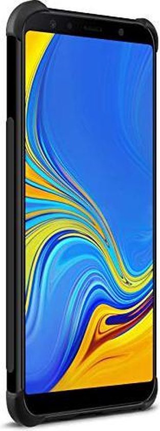 Samsung Galaxy J6+ (2018) Hoesje - Zwart - Siliconen Back Cover