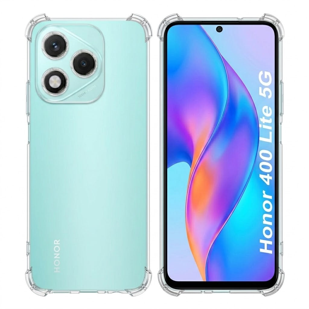 Honor 400 Lite 5G Hoesje - Transparant - Anti Shock Back Cover